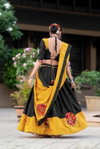 Awy 7066 Yellow Navratri Tradition Lehenga Choli manufacturers